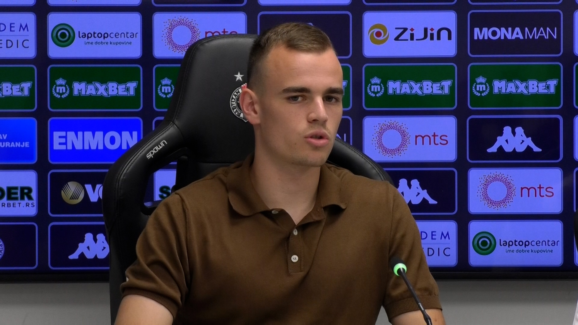 Beograd, Nemanja Trifunovic igrac FK Partizan, ova utakmica za nas predstavlja jedno veliko iskustvo Beograd, Nemanja Trifunovic igrac FK Partizan, ova utakmica za nas predstavlja jedno veliko iskustvo